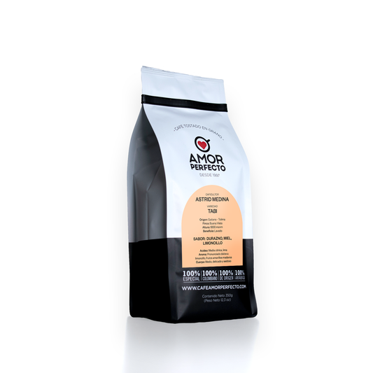 Café Astrid Medina Tabi 350 gr lateral