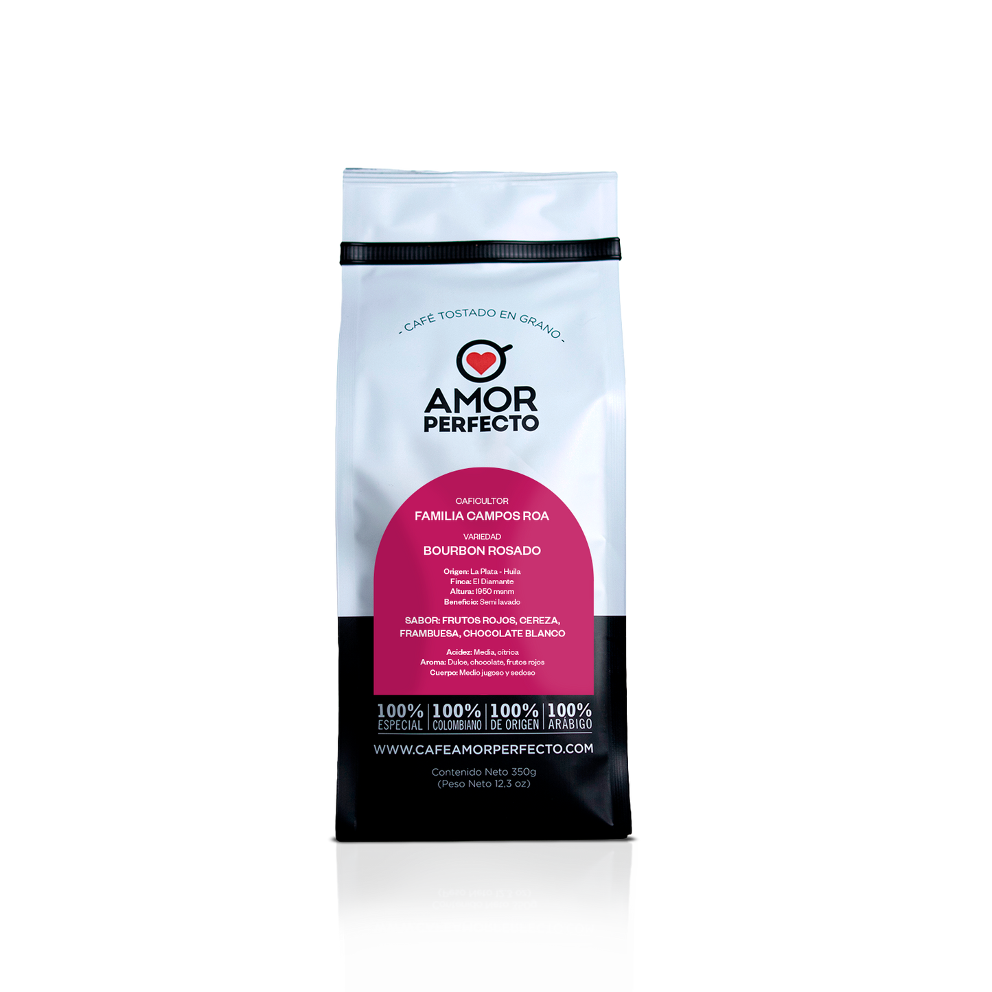 Café Campos Roa Bourbon Rosado Semi Lavado 350 GR