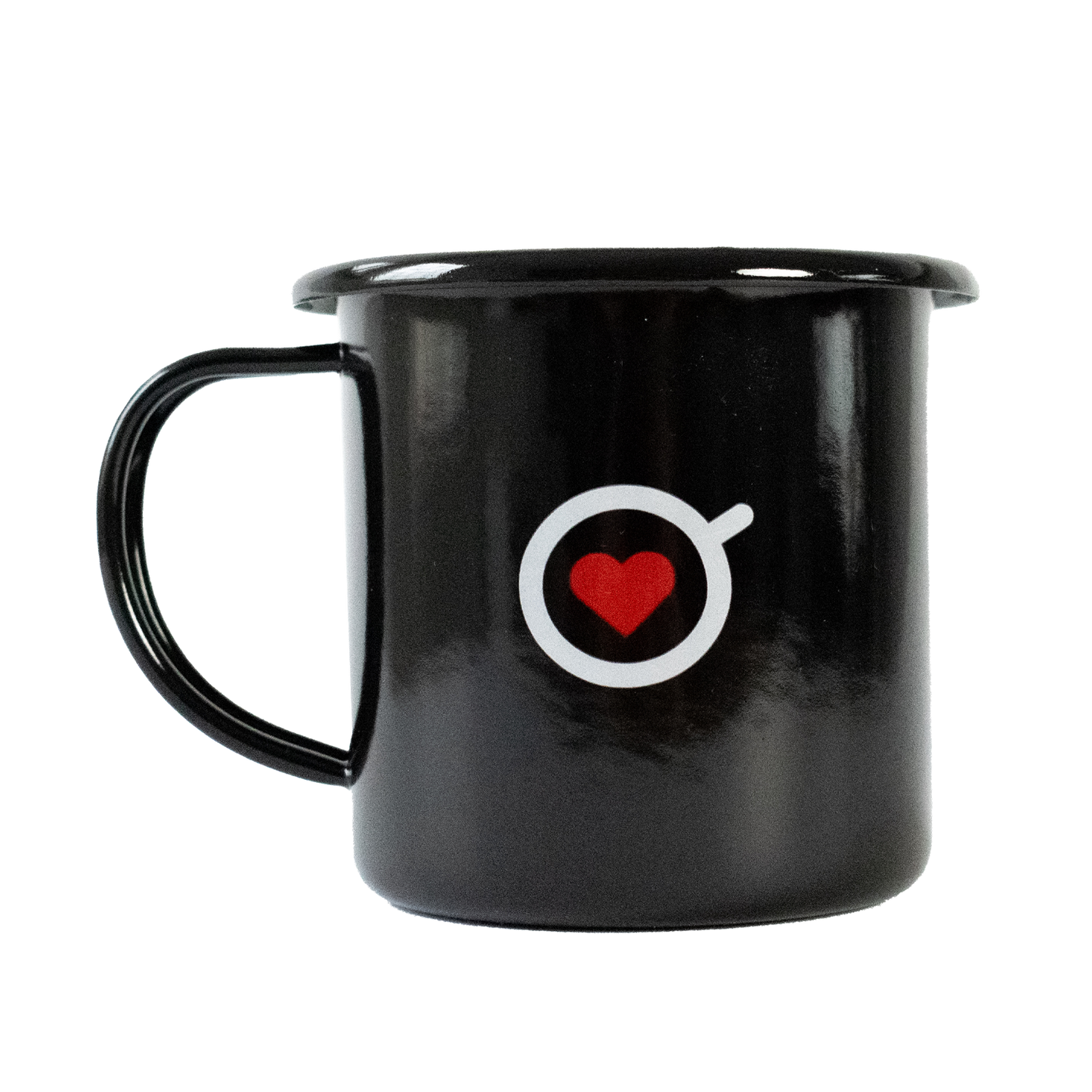 Pocillo en Peltre Amor Perfecto Negro