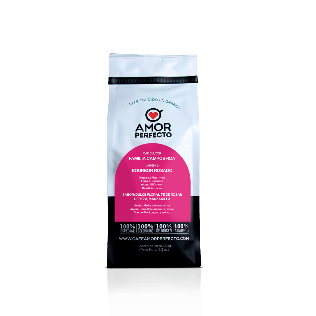 Familia Campos Roa - Bourbon Rosado Honey - 350 Gr