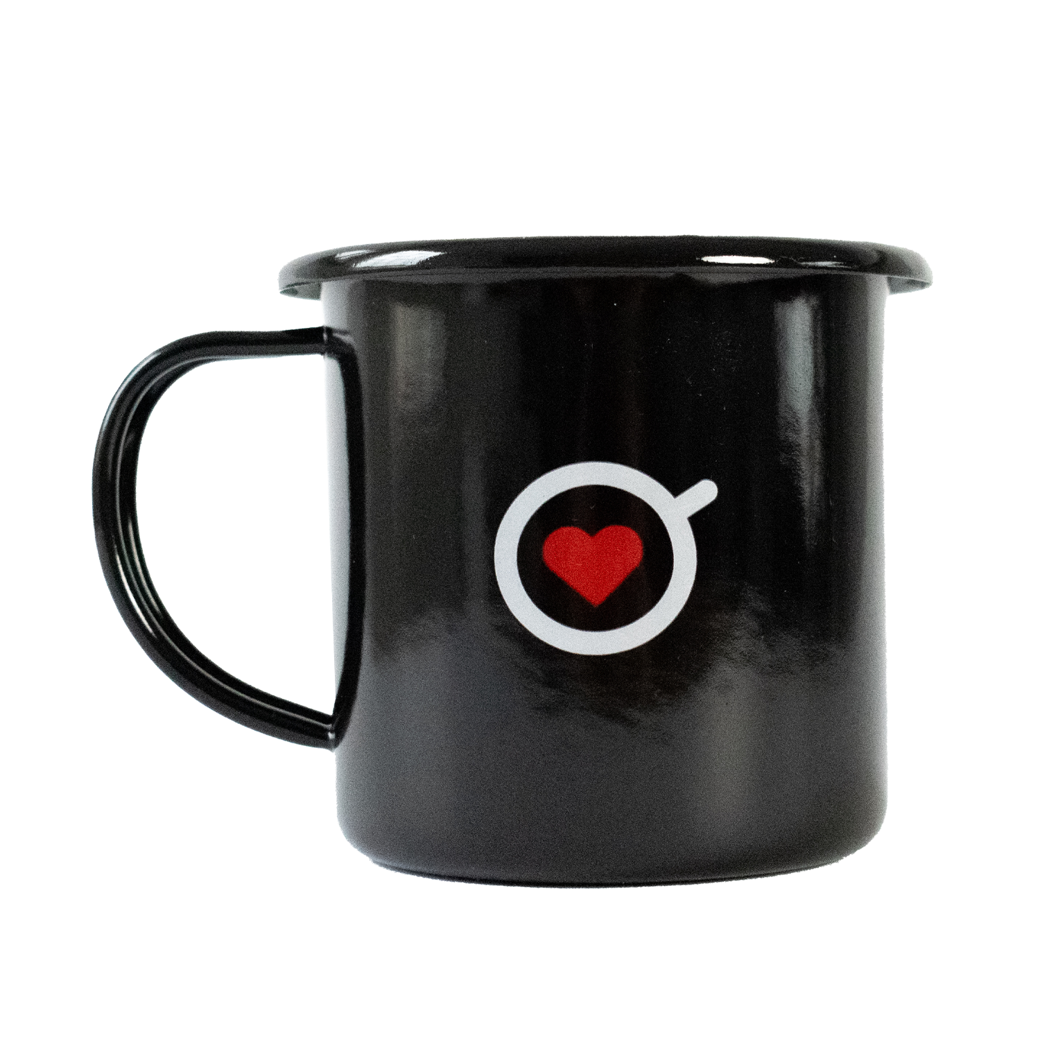 Pocillo en Peltre Amor Perfecto Negro