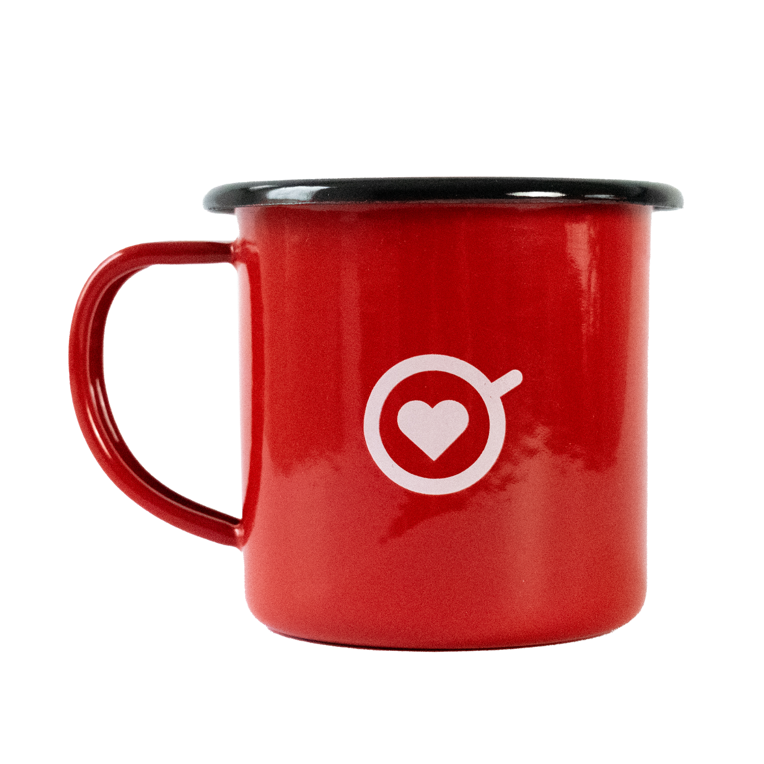 Pocillo en Peltre Amor Perfecto Rojo