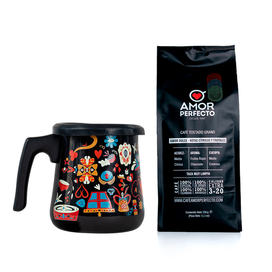 Cafetera Colombia + Café Insignia