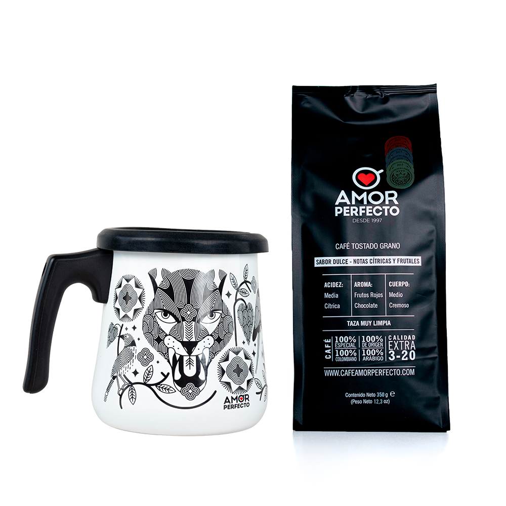 Cafetera Colombia + Café Insignia