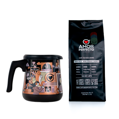 Cafetera Colombia + Café Insignia