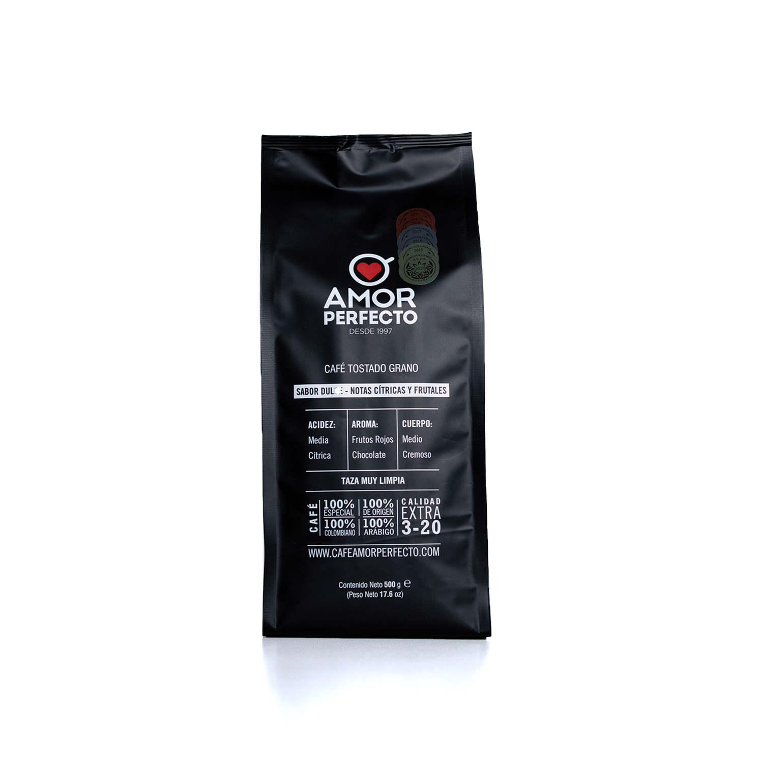 Café Insignia Amor Perfecto 500g, café de especialidad colombiano.
